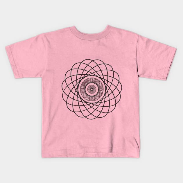 Spiro Flower 1 Kids T-Shirt by Cactuspace